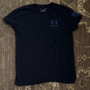 Under Armour Women’s Navy Blue Freedom Tee